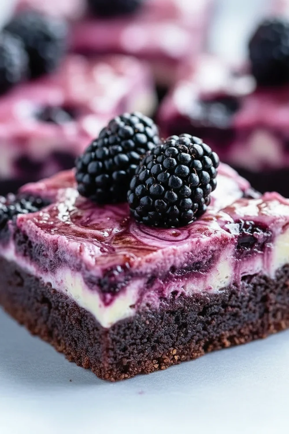 Blackberry Cheesecake Brownies Recipe