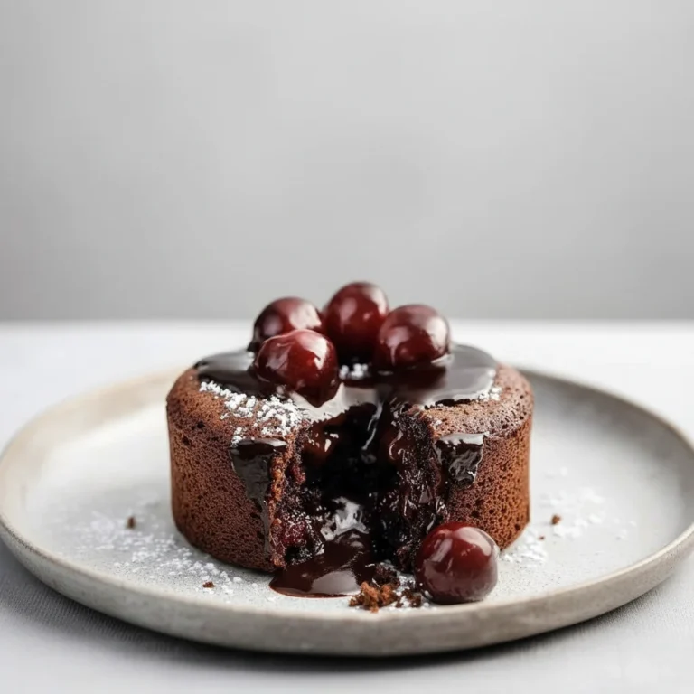 Chocolate Cherry Lava Cakes Recipe Molten Dessert