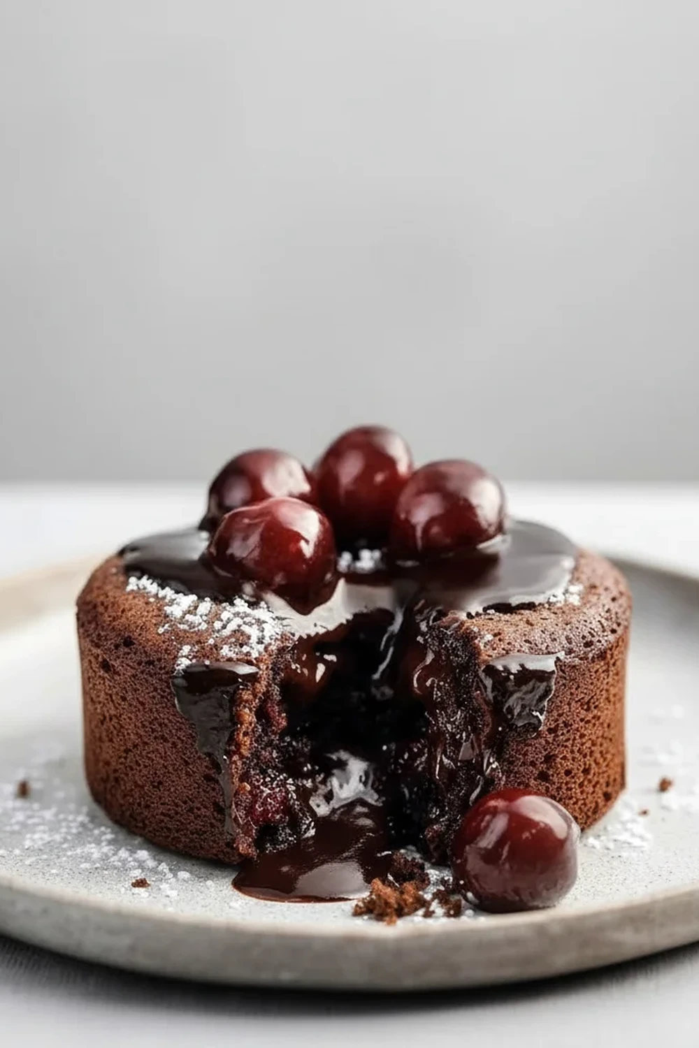 Chocolate Cherry Lava Cakes Recipe