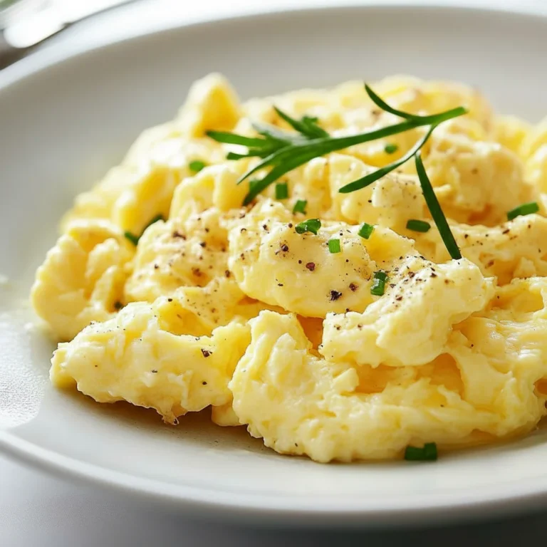Creamy Scrambled Eggs Recipe Soft and Fluffy