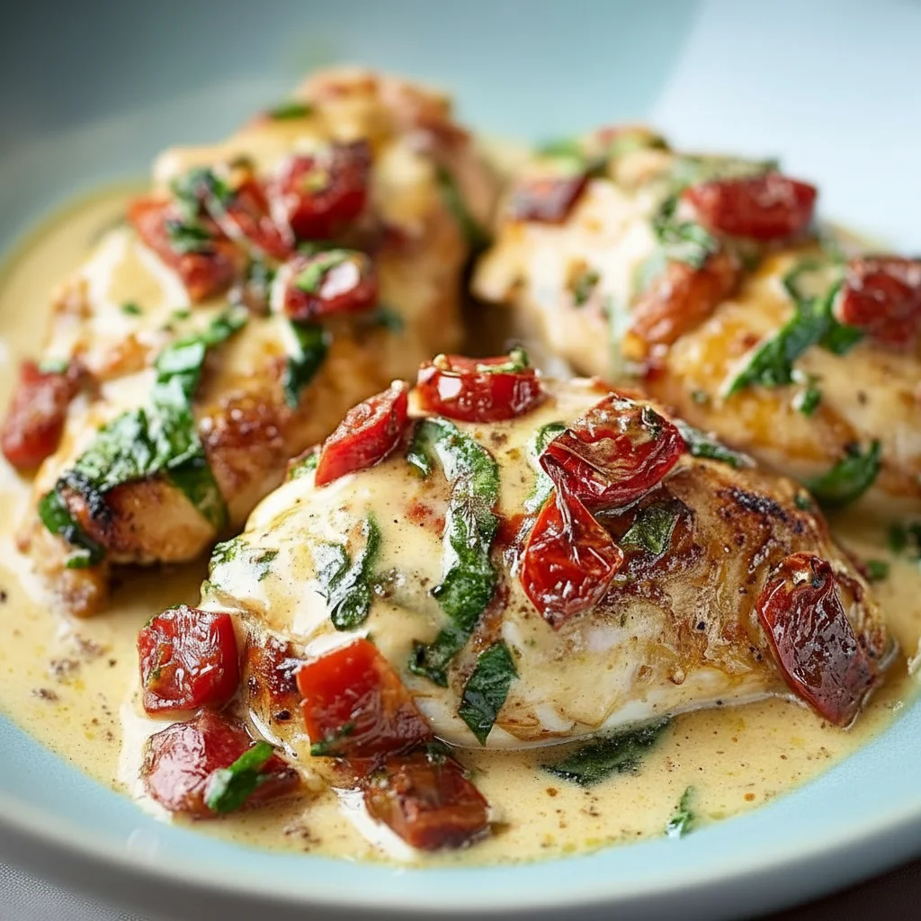 Creamy Tuscan Chicken Recipe Italian Inspired