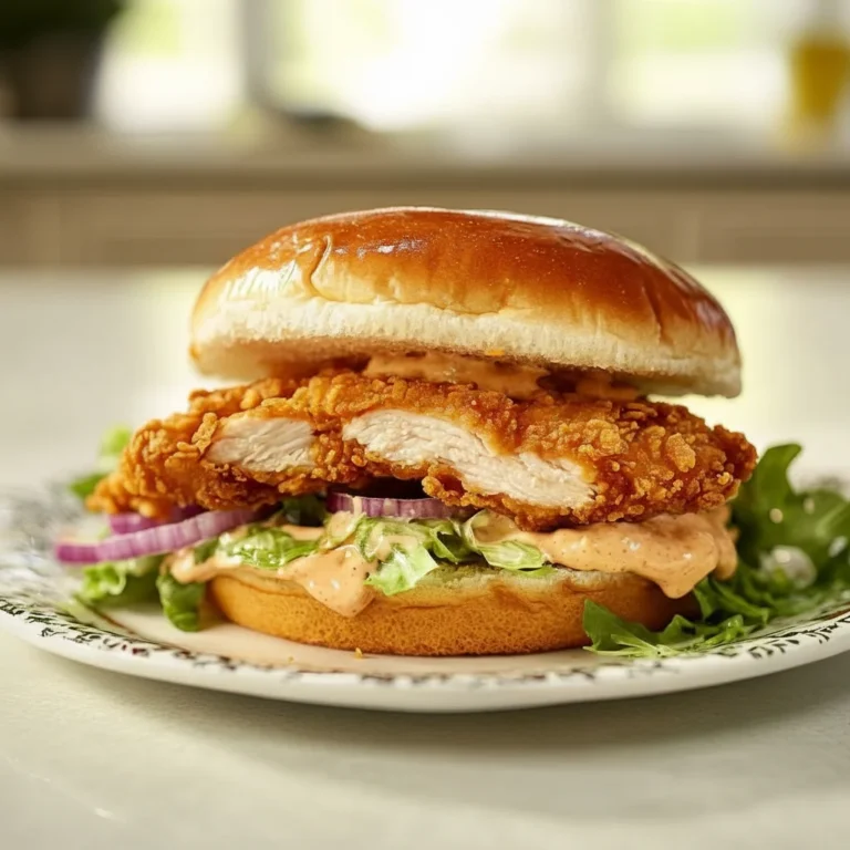 Crispy Chicken Sandwich Recipe Fried Burger Style