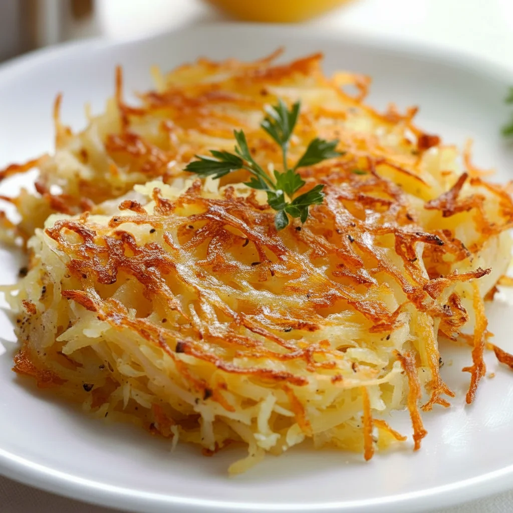 Crispy Hash Browns Recipe Golden Potato Side