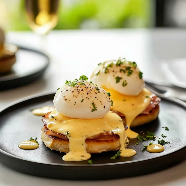 Eggs Benedict Recipe with Poached Eggs
