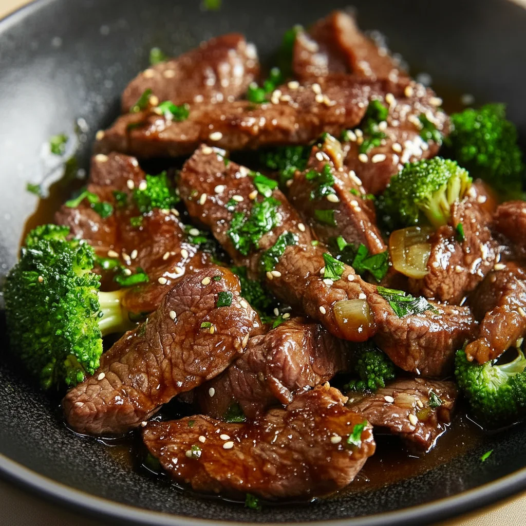 Garlic Beef Recipe Savory Steak Dinner