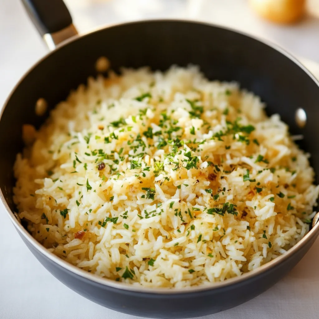 Garlic Butter Rice Recipe Easy Savory Side Dish
