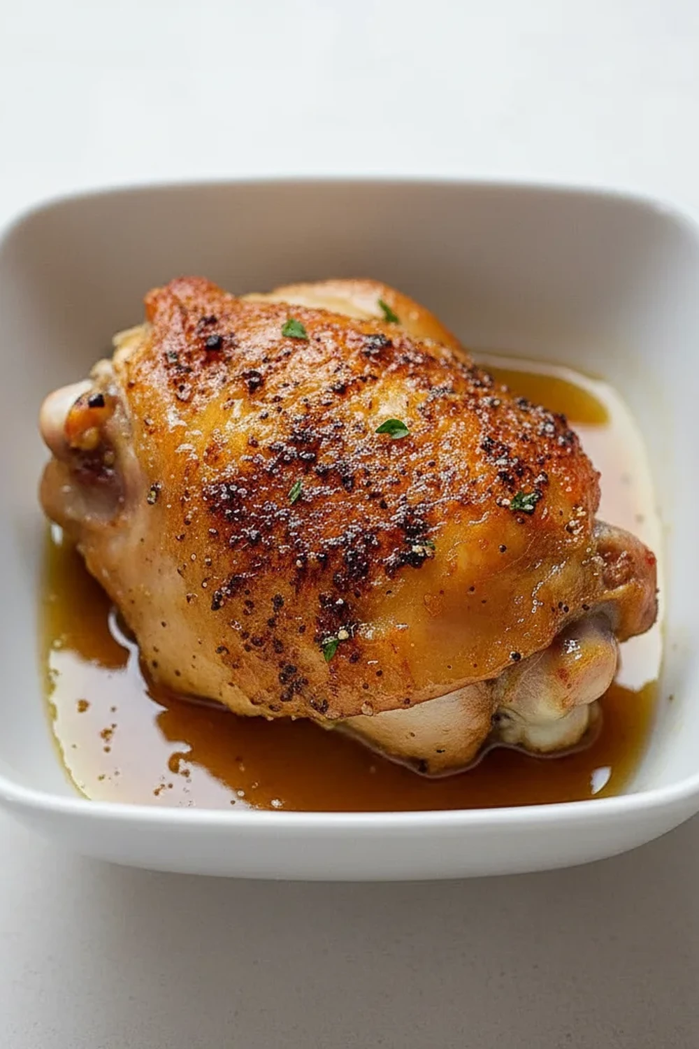 Garlic Butter Roasted Chicken Thighs