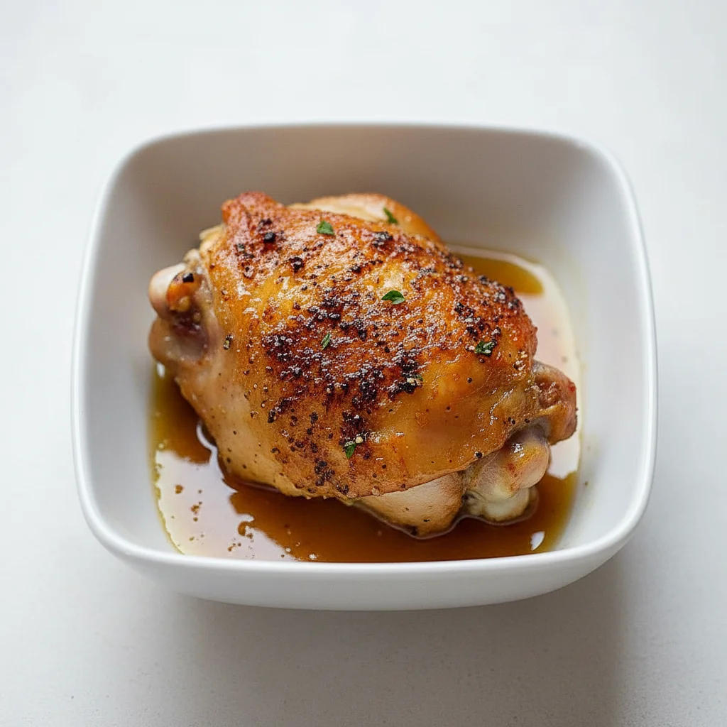 Garlic Butter Roasted Chicken Thighs Recipe
