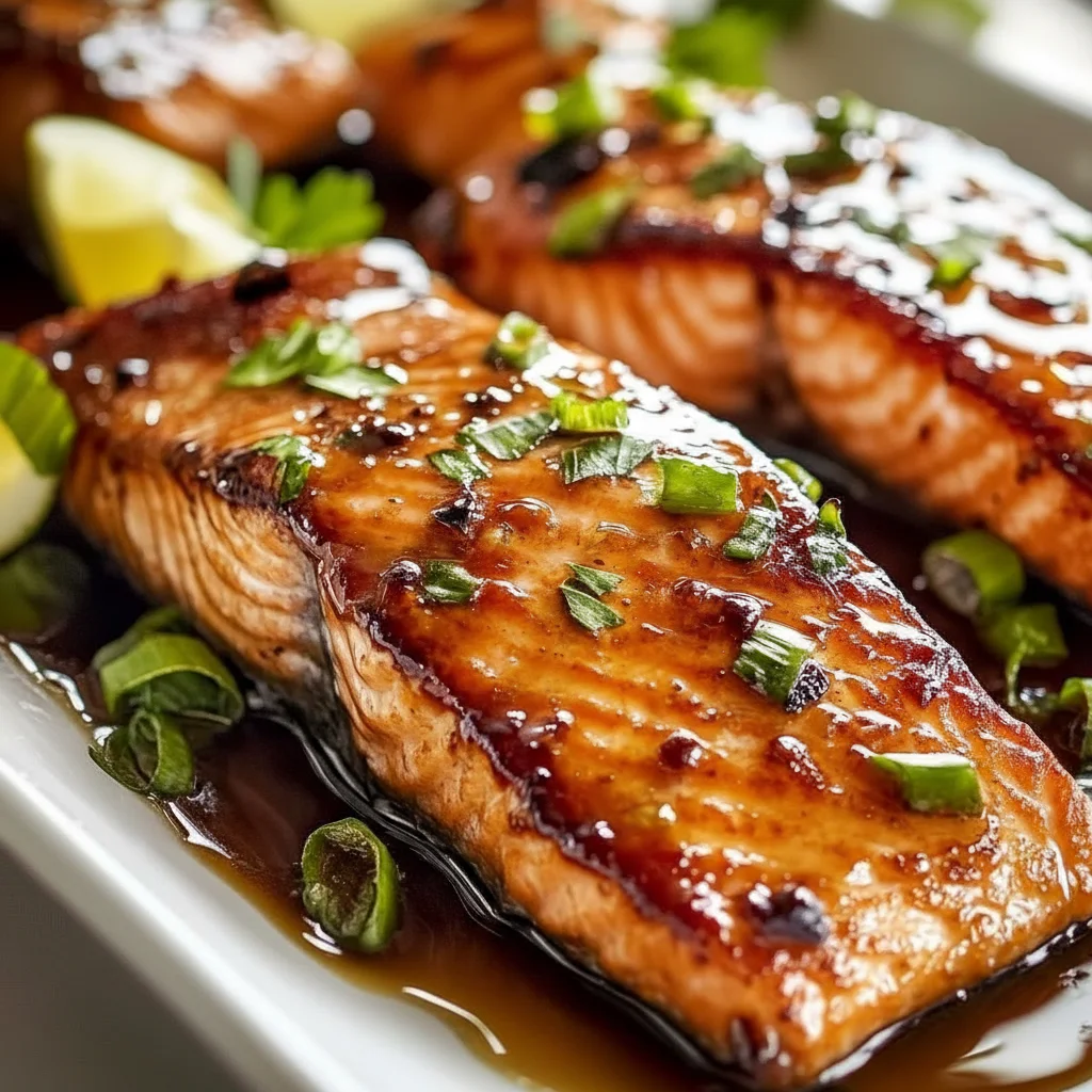 Honey Garlic Salmon Fillet Recipe Glazed Fish