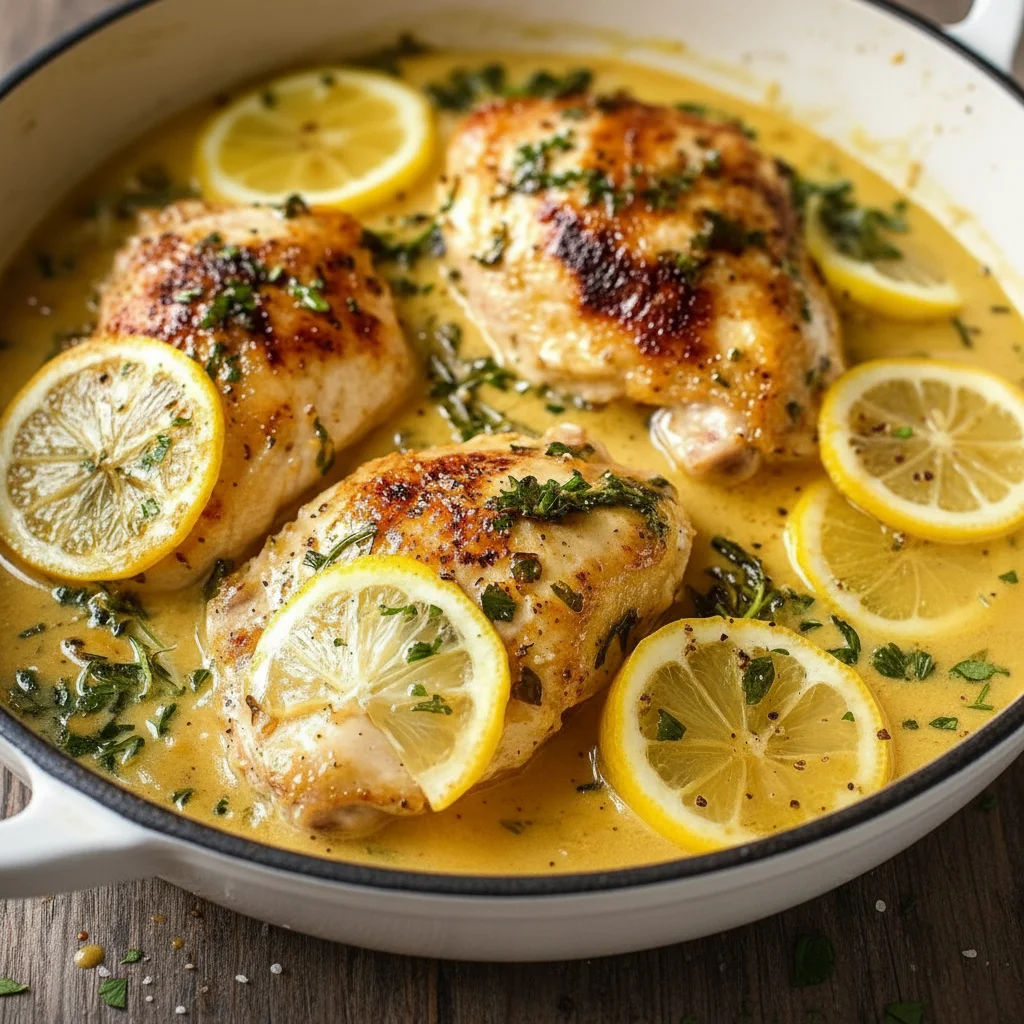 Lemon Butter Chicken Recipe with Citrus Sauce