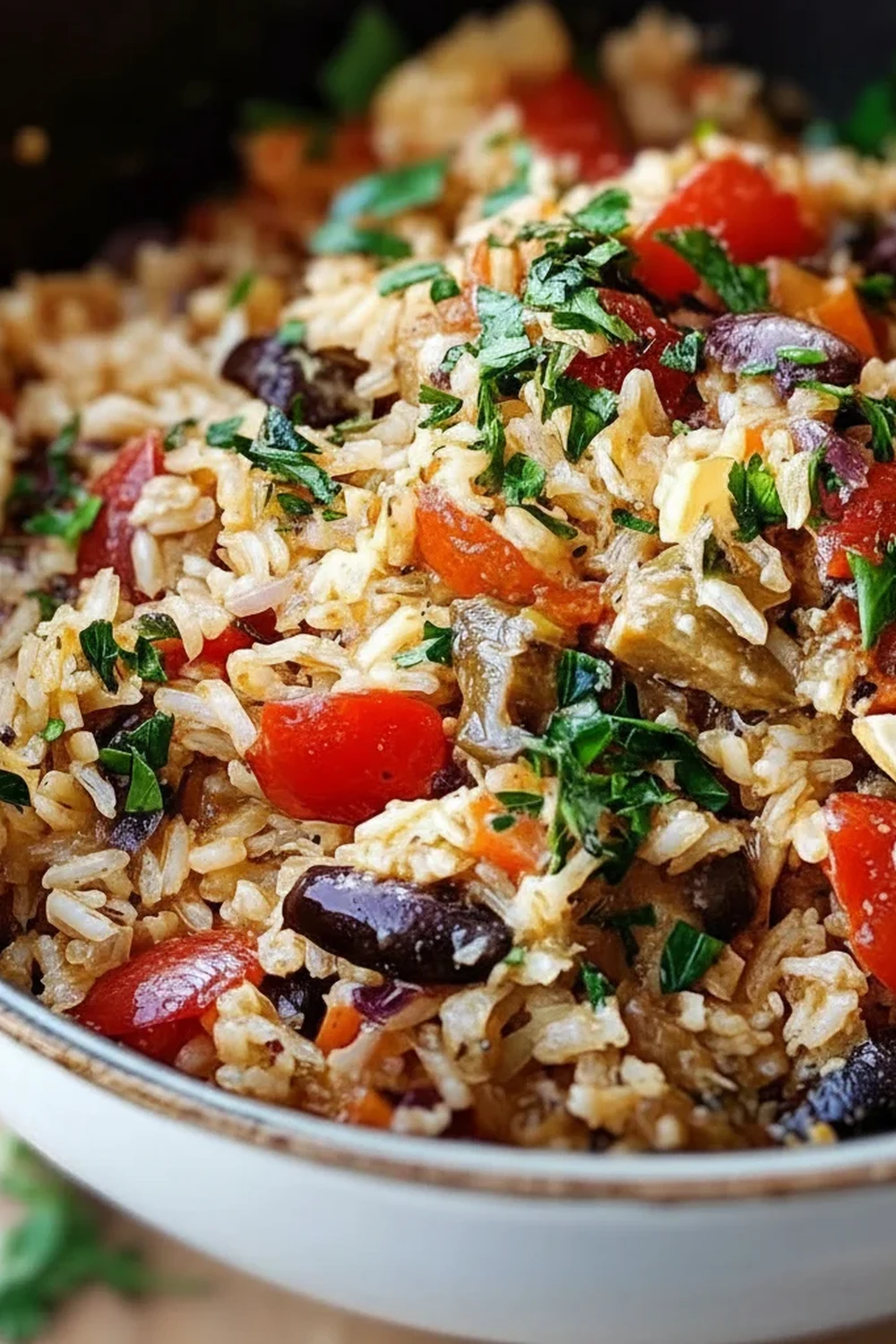 One Pan Mediterranean Rice Bowl Recipe