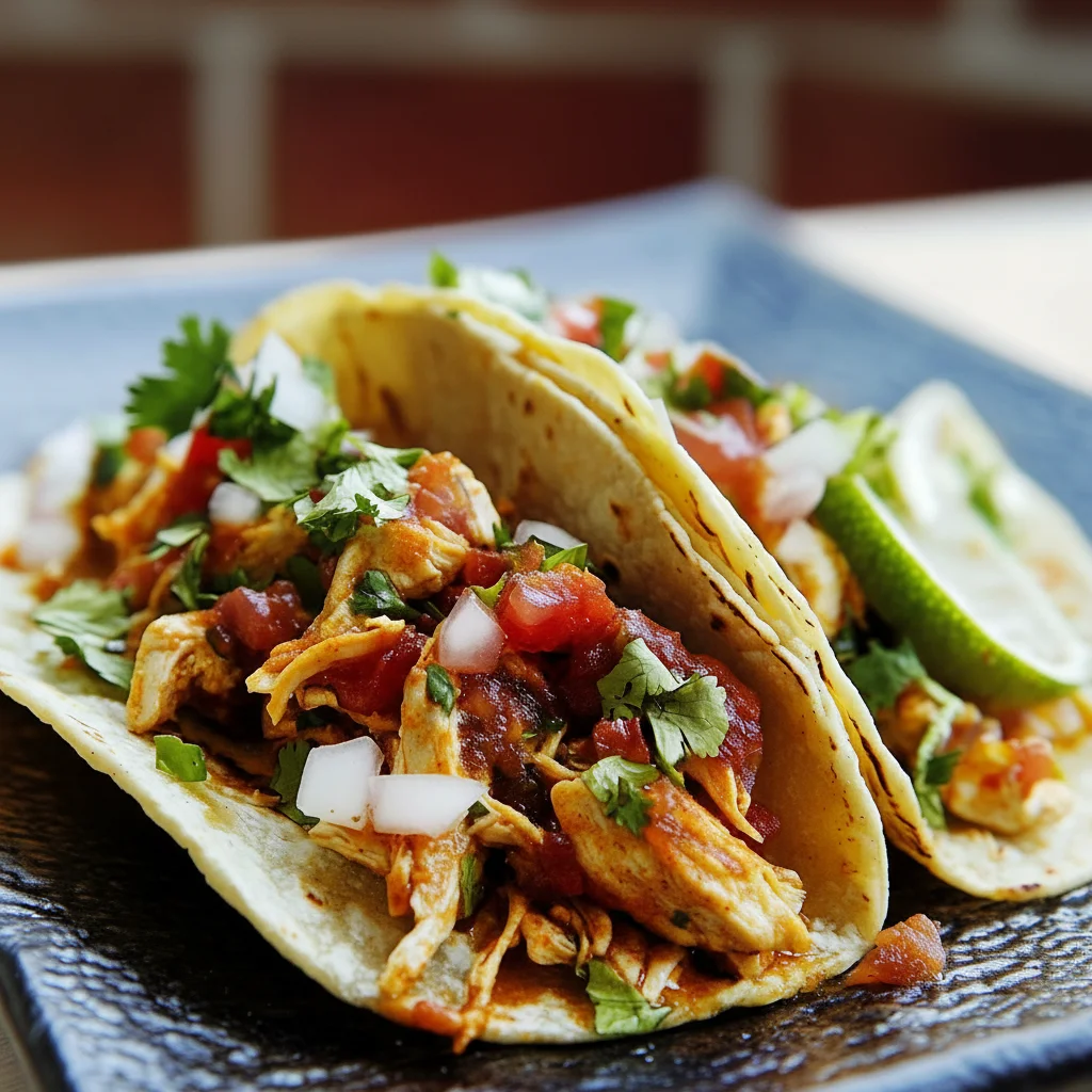 Spicy Chicken Tacos Recipe Easy Mexican Dinner
