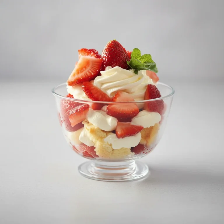 Strawberry Shortcake Trifles Recipe Layered Dessert