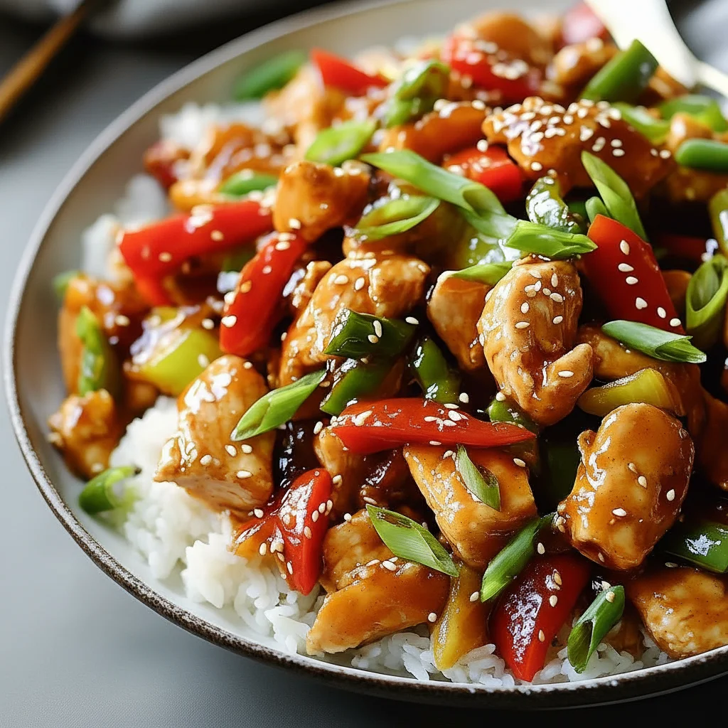 Sweet Sesame Chicken Stir Fry Recipe Noodles