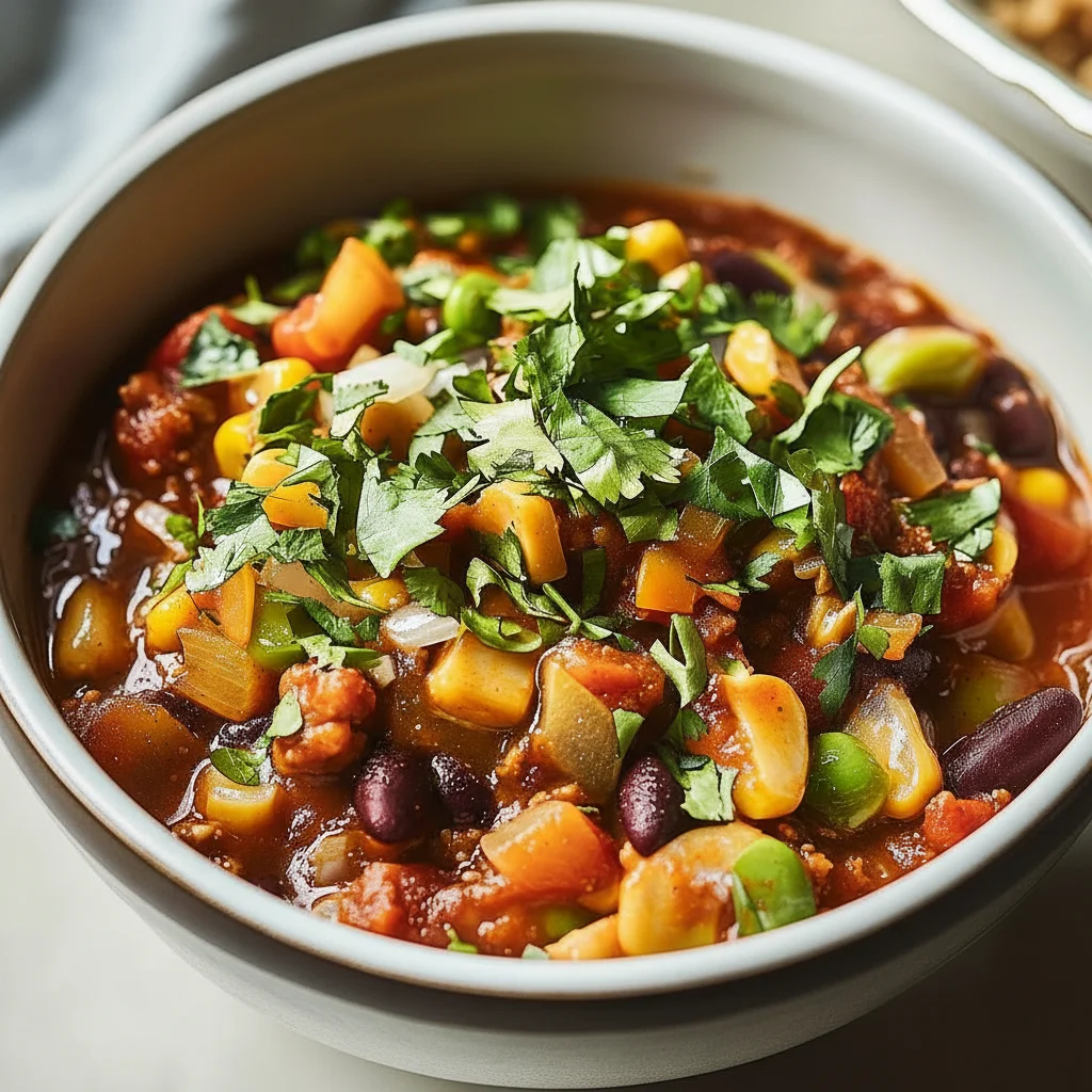 Vegetarian Chili Recipe Hearty Bean Stew