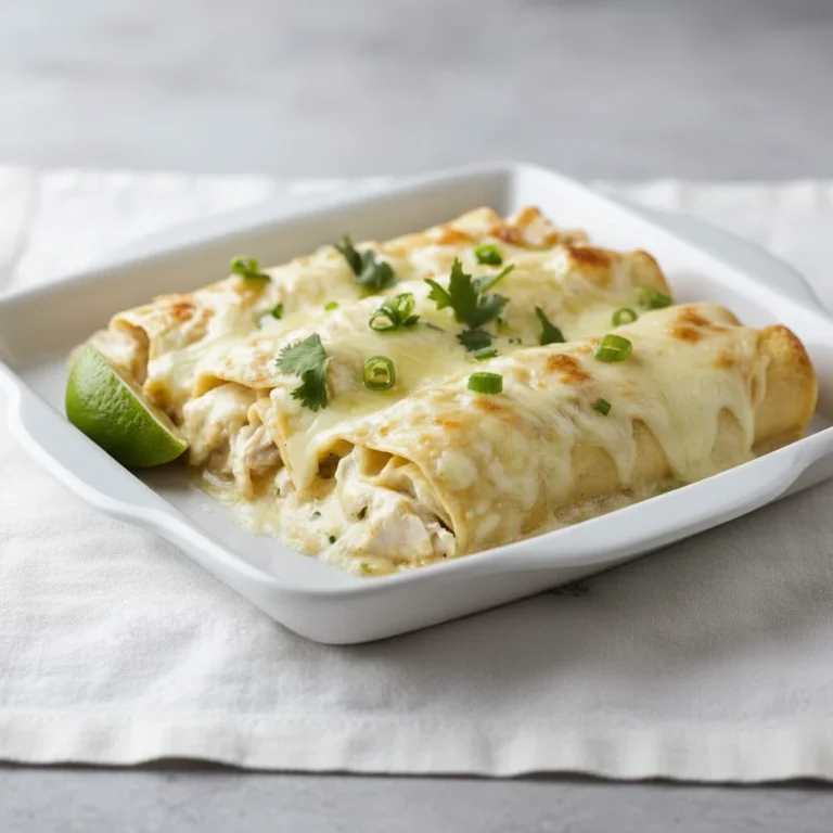 White Chicken Enchiladas Recipe Creamy Mexican