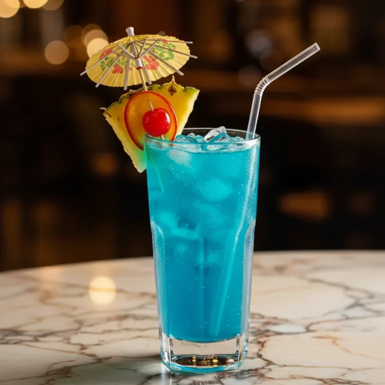 Blue Hawaiian Cocktail Drink