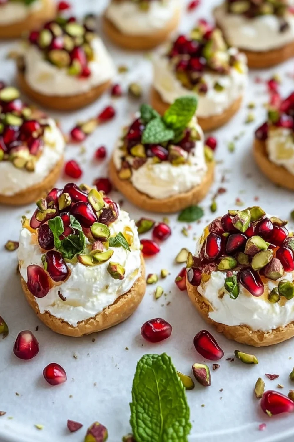 Christmas Cranberry Feta Cheese Cups