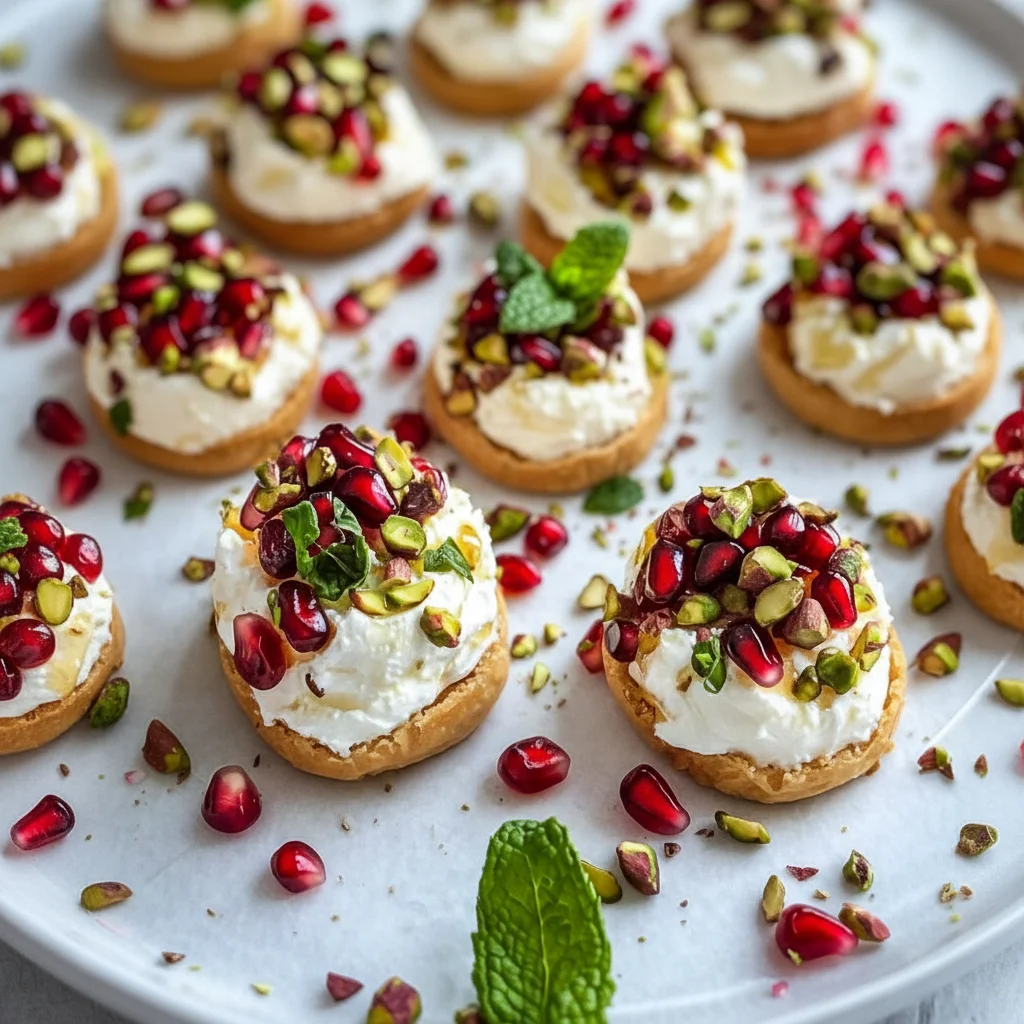 Christmas Cranberry Feta Cheese Cups