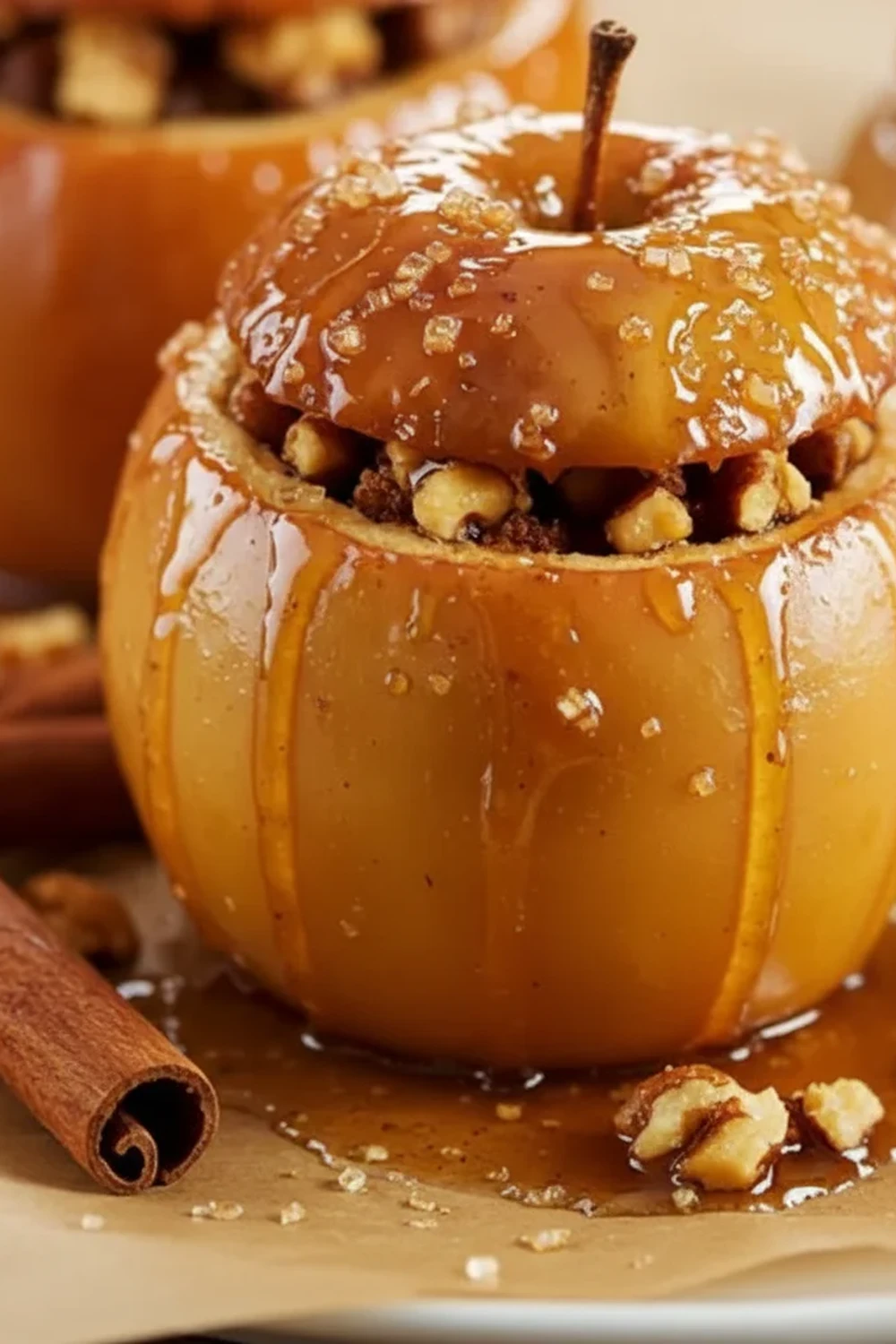 Cinnamon Maple Baked Apples