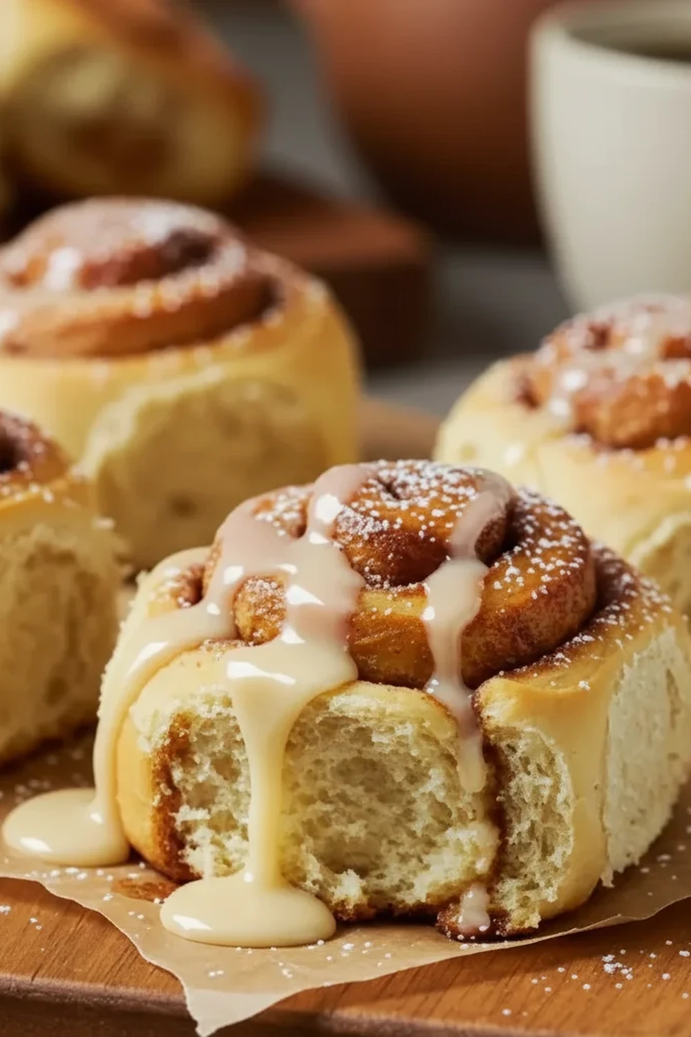 Cinnamon Roll French Toast Bites