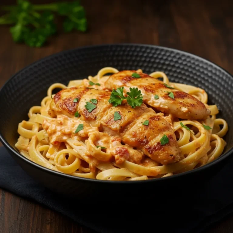 Creamy Cowboy Butter Chicken Linguine