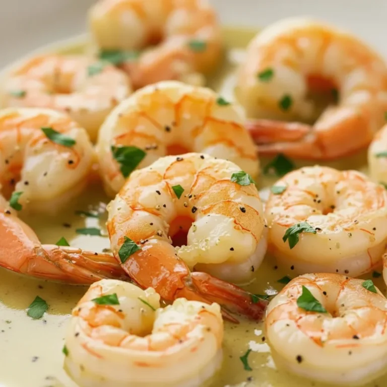 Creamy Garlic Shrimp Dinner