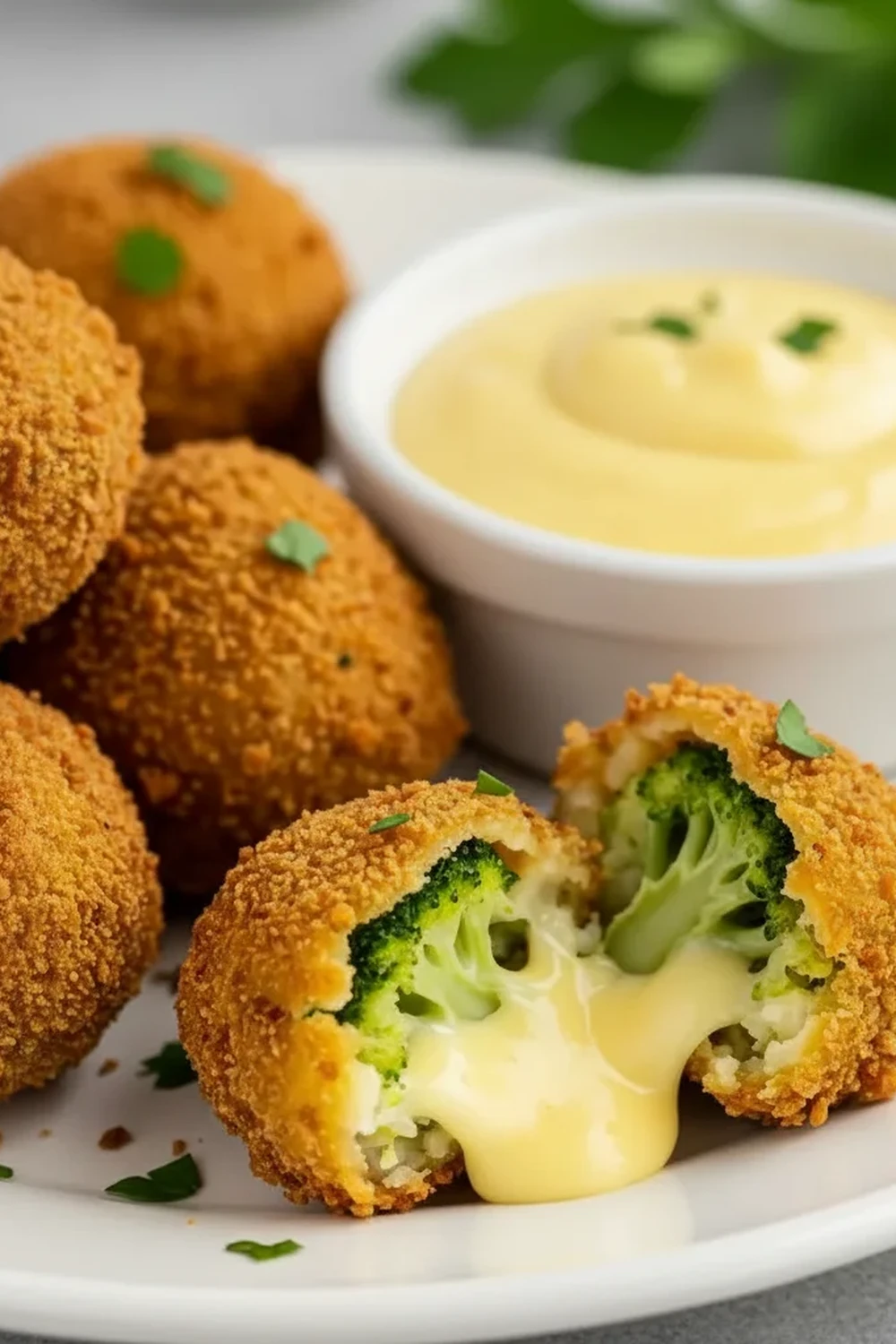 Baked Broccoli Cheese Balls