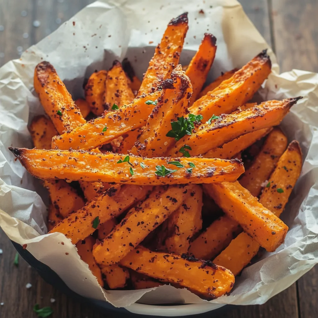 Crispy Oven Baked Sweet Potato Fries
