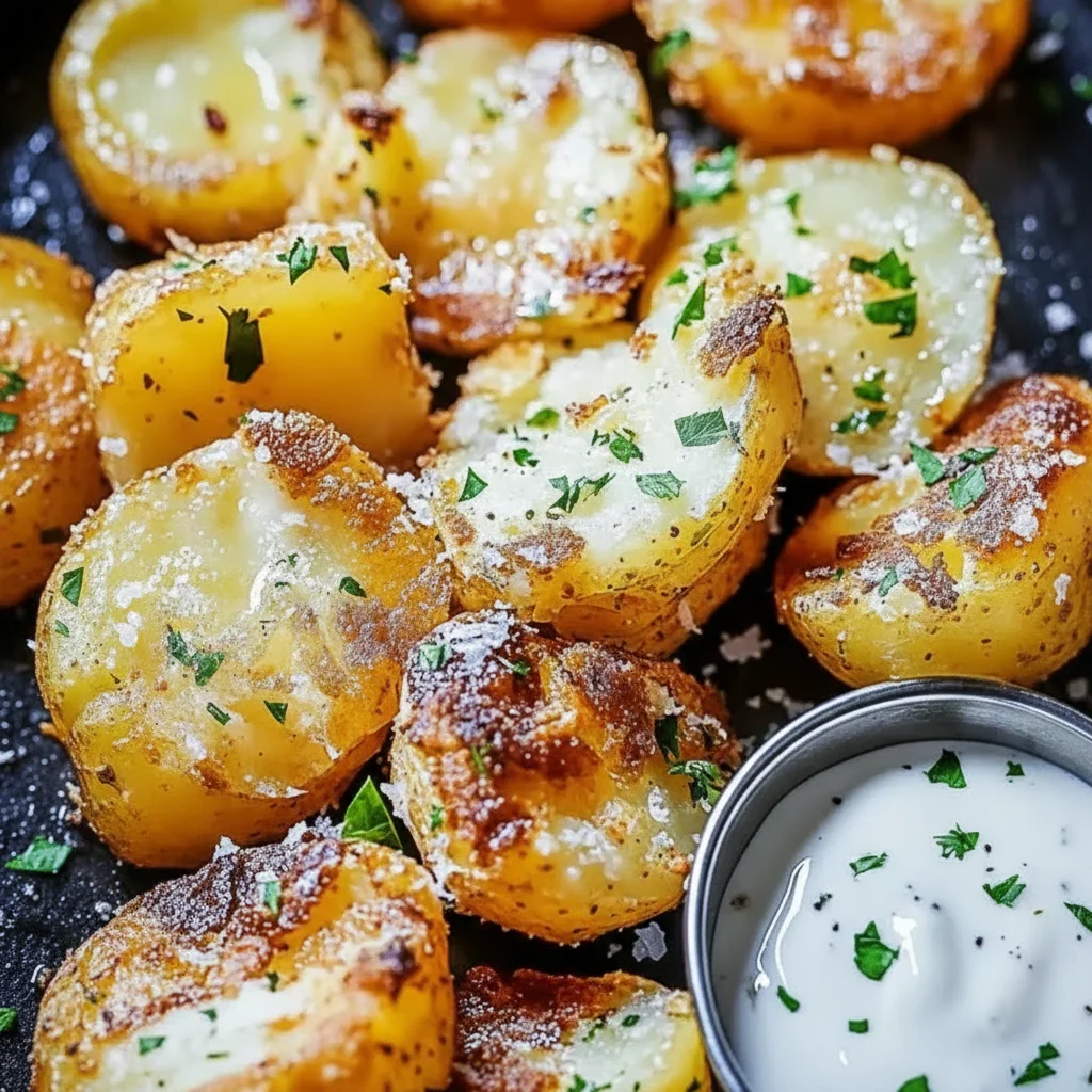 Crispy Smashed Potatoes