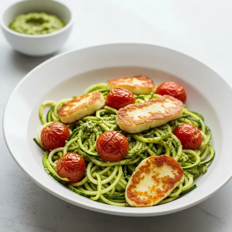 Fresh Pesto Zucchini Noodles