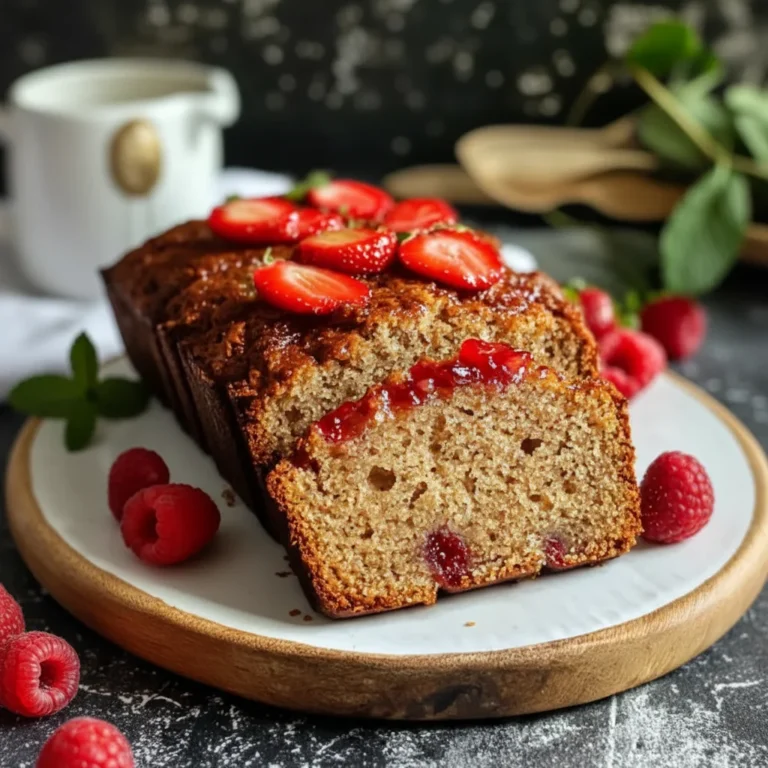 Fruity Strawberry Banana Bread Recipe