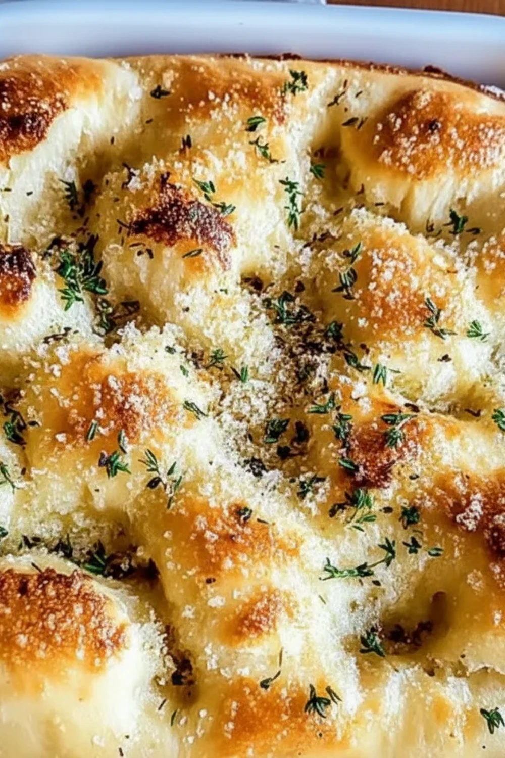 Garlic Parmesan Focaccia Bread