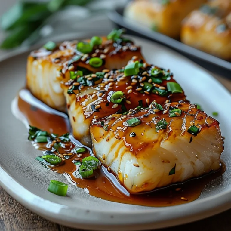 Ginger Soy Cod Dinner