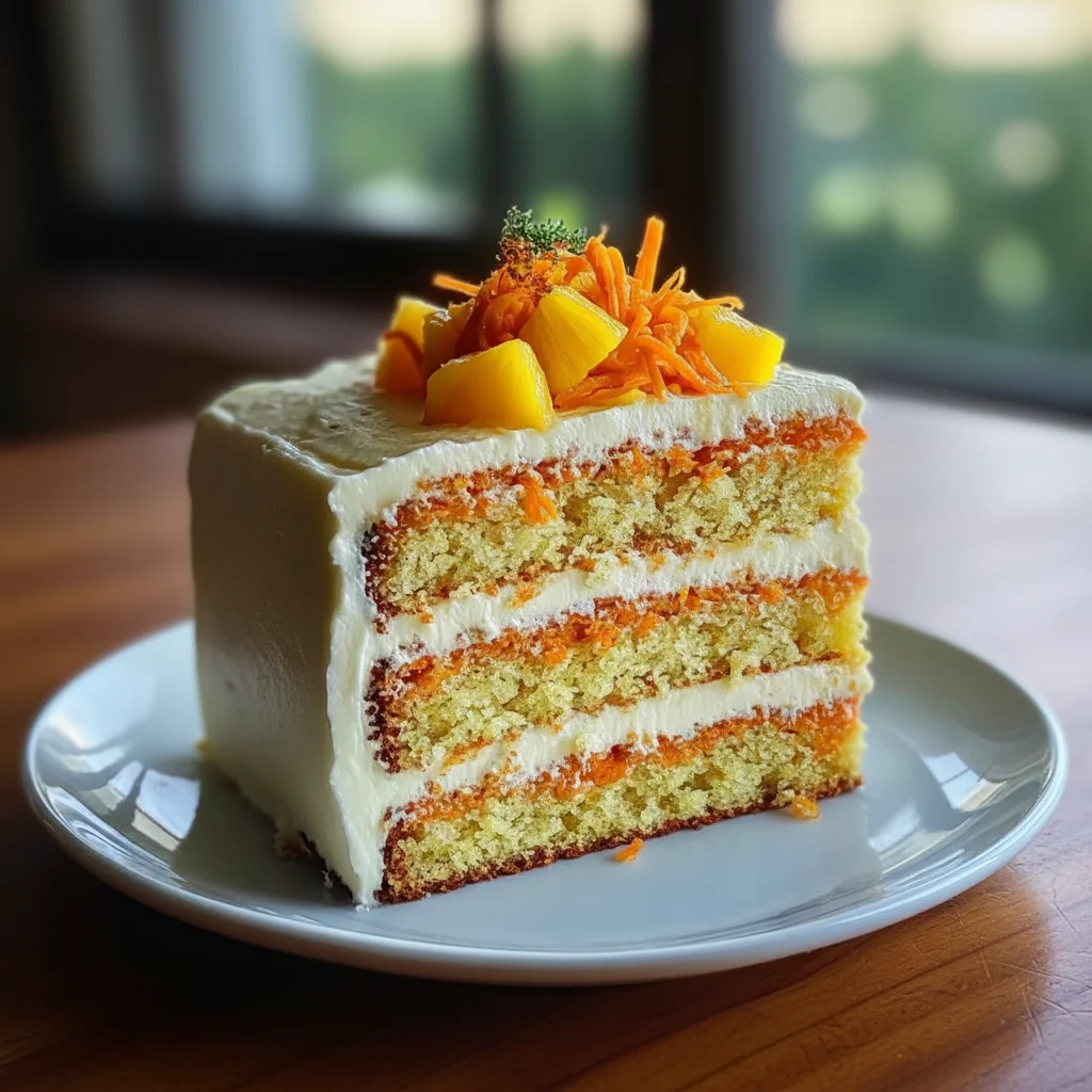 Hawaiian Carrot Pineapple Cake