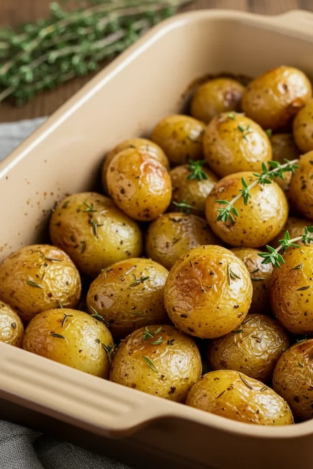 Honey Mustard Roasted Potatoes