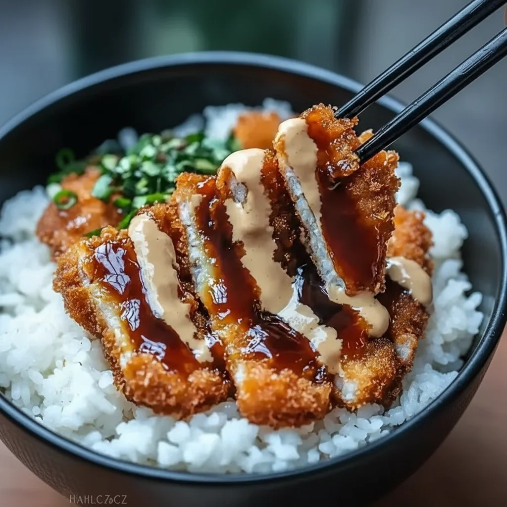 Japanese Katsu Bowls Tonkatsu Sauce