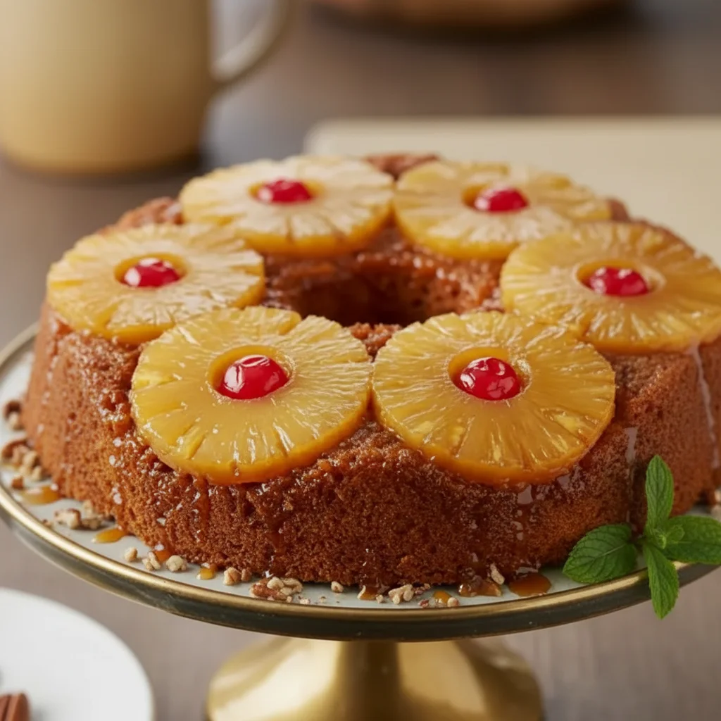 Moist Tropical Pineapple Cake