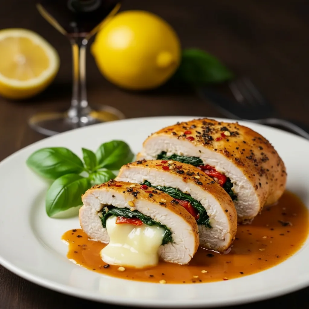 Mozzarella Stuffed Chicken