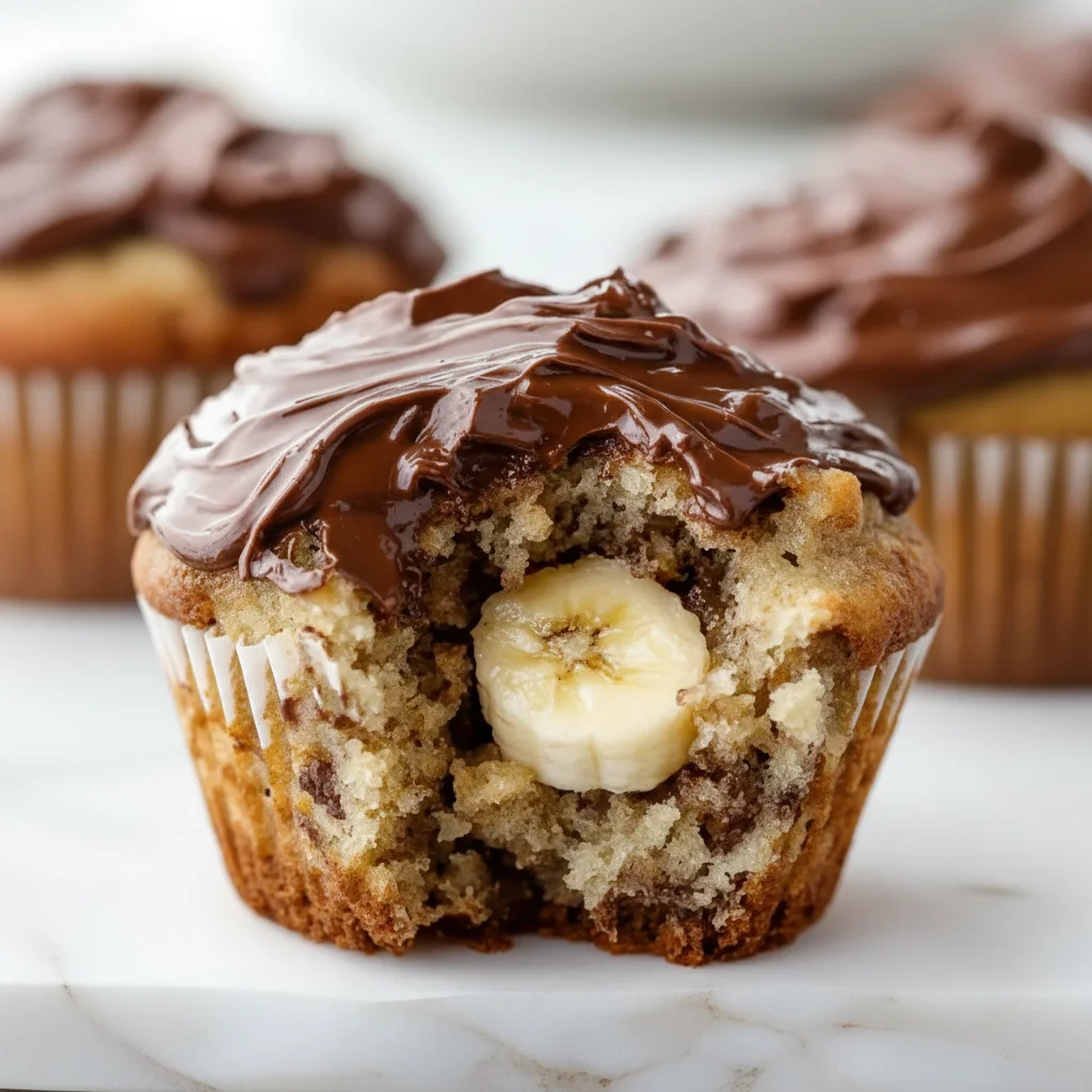Nutella Banana Muffins