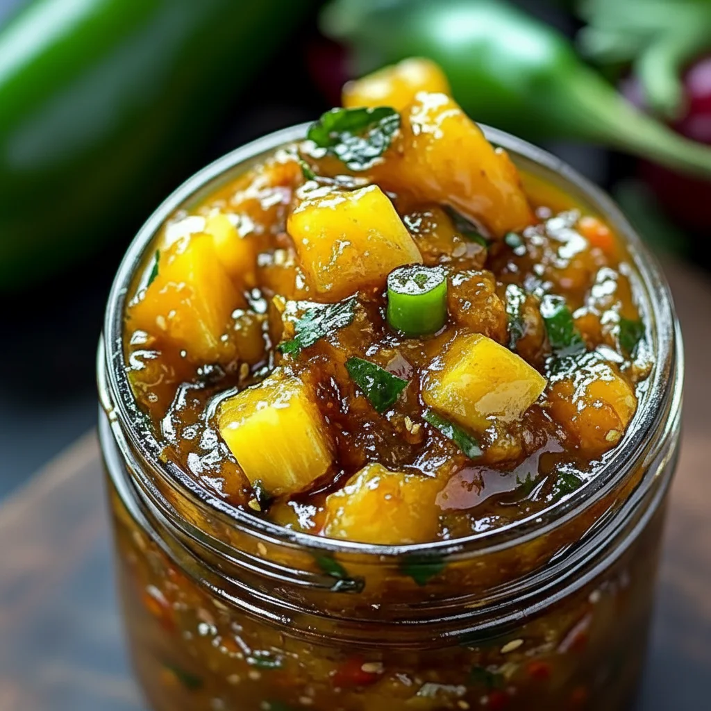 Spicy Pineapple Jalapeno Chutney