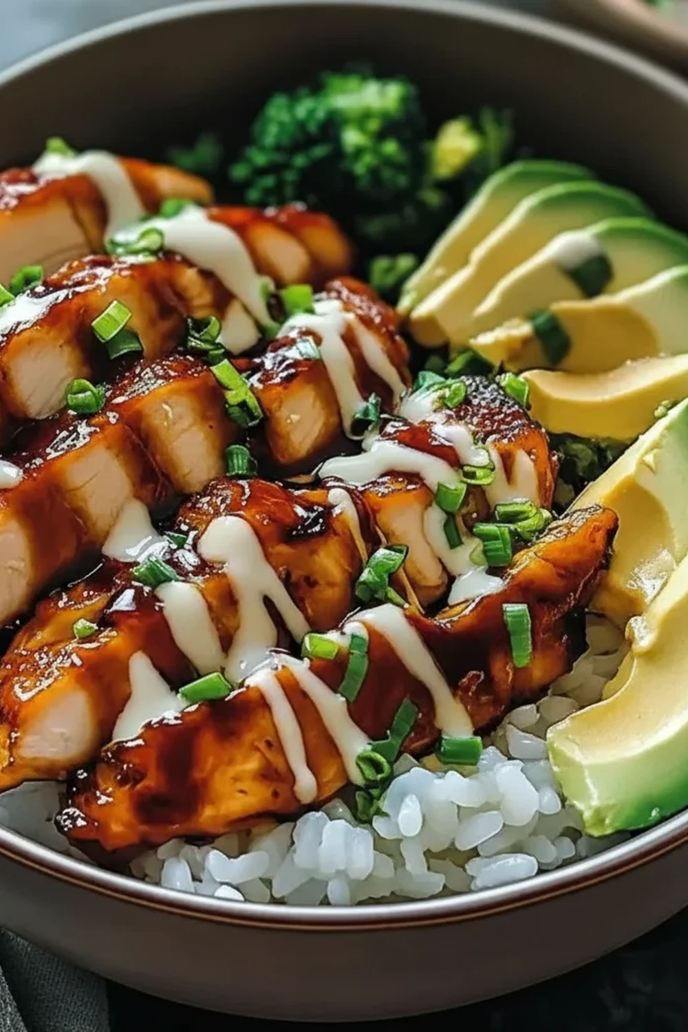 Sticky Chicken Rice Bowl
