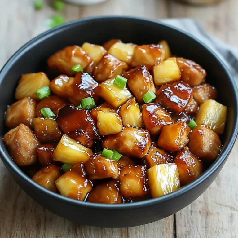 Sweet Tangy Pineapple Chicken