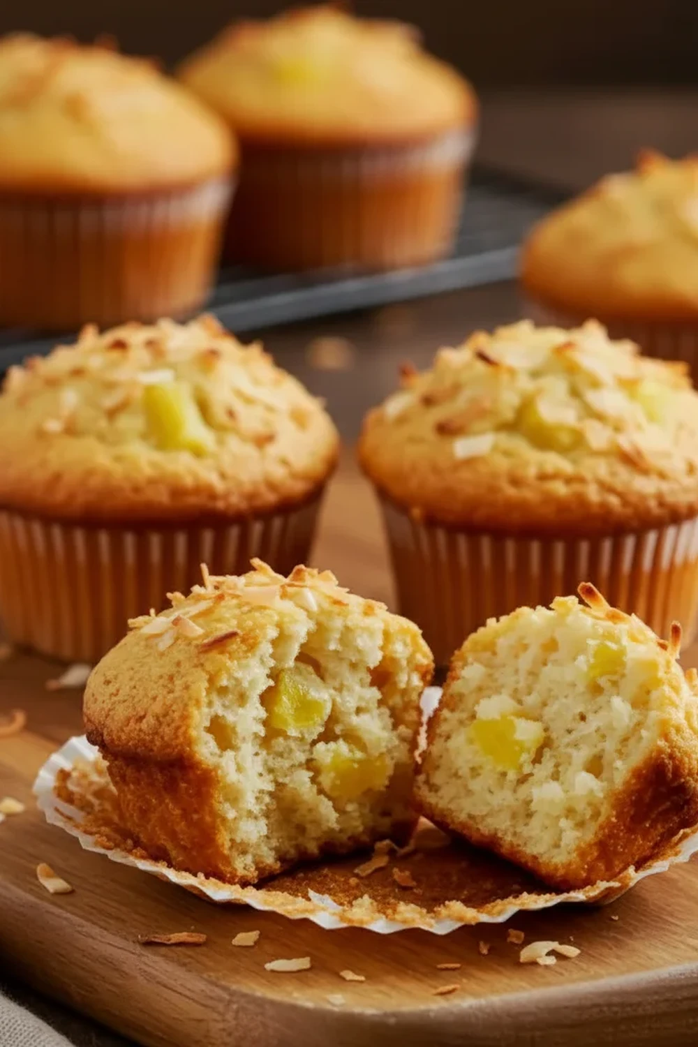 Tropical Cottage Cheese Muffins
