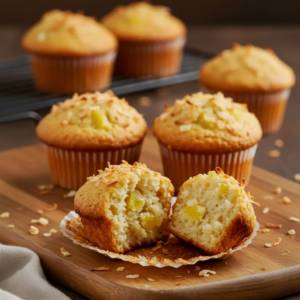Tropical Cottage Cheese Muffins