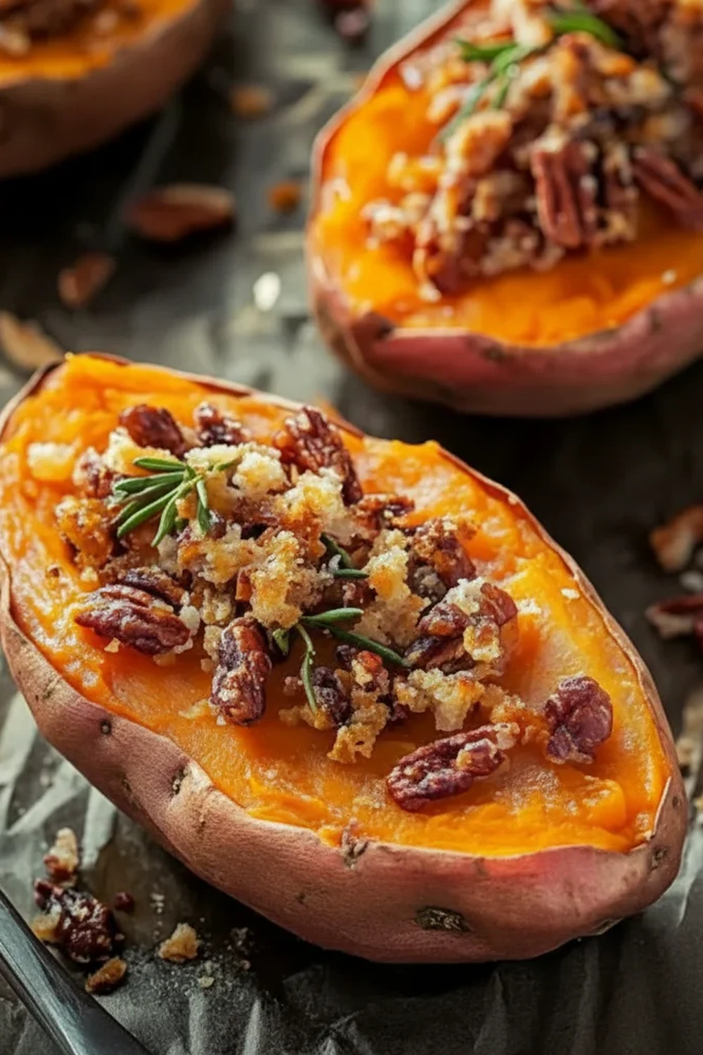 Twice Baked Sweet Potatoes