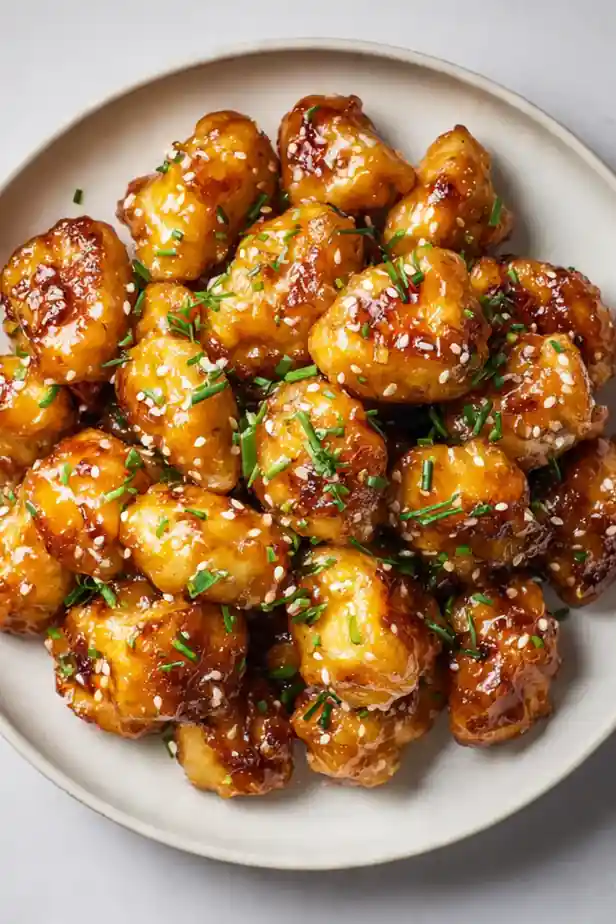 Air Fryer Honey Garlic Butter Chicken Bites