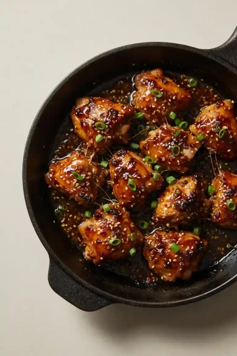 Air Fryer Honey Hot Garlic Bites
