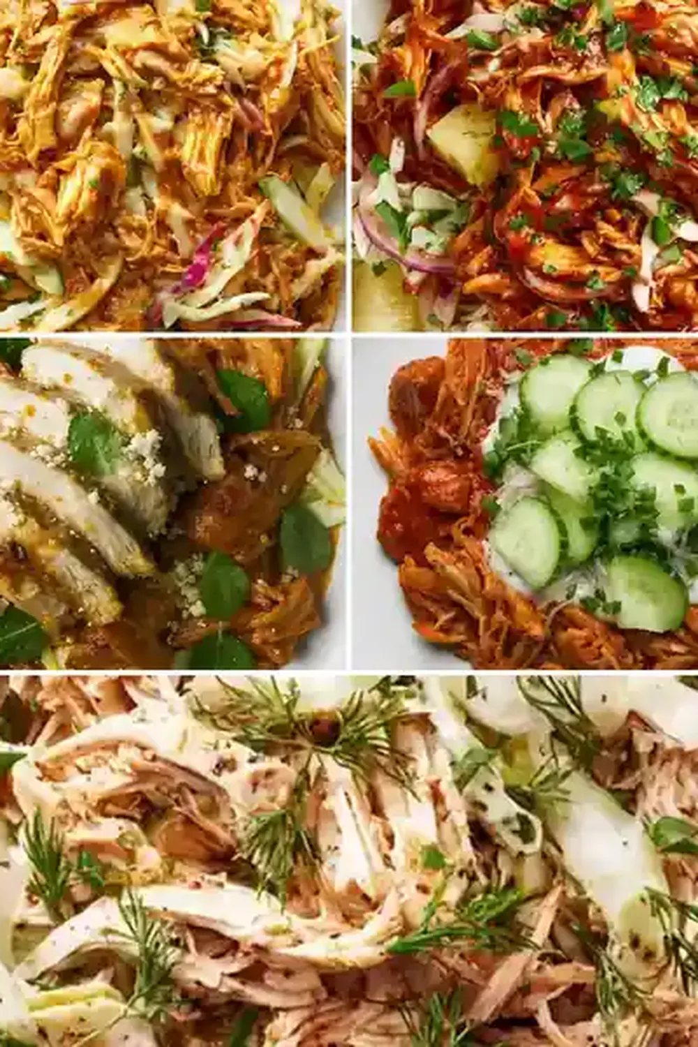 BBQ Pulled Chicken Sandwiches with Slaw