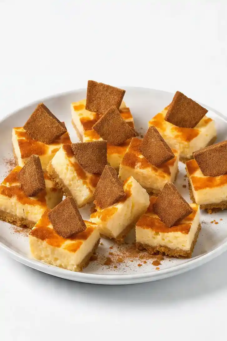 Biscoff Lotus Mini Cheesecake Bites
